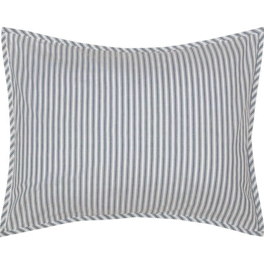 Sawyer Mill Blue Ticking Stripe Standard Sham 21x27 VHC Brands - The Fox Decor